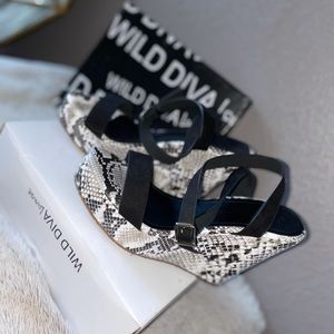 Fashion Nova snake heels